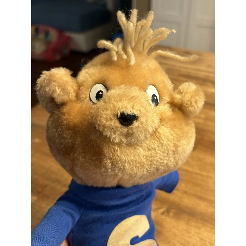 Alvin and the Chipmunks Simon Vintage 1983 Plush Stuffed CBS Toys No Glasses 12" - Picture 1 of 8